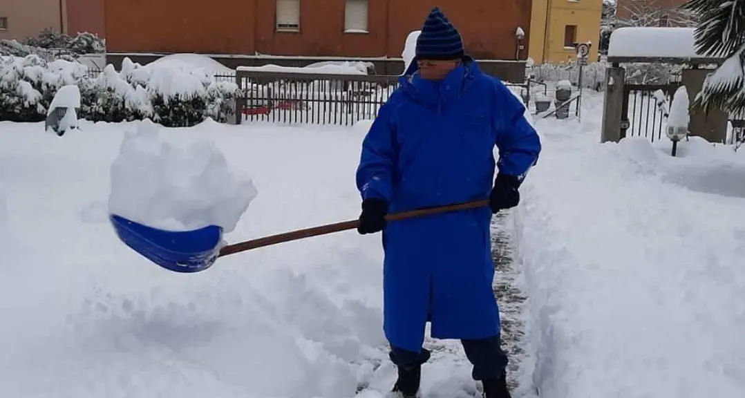 Trento non è più abituata all’arrivo della neve
