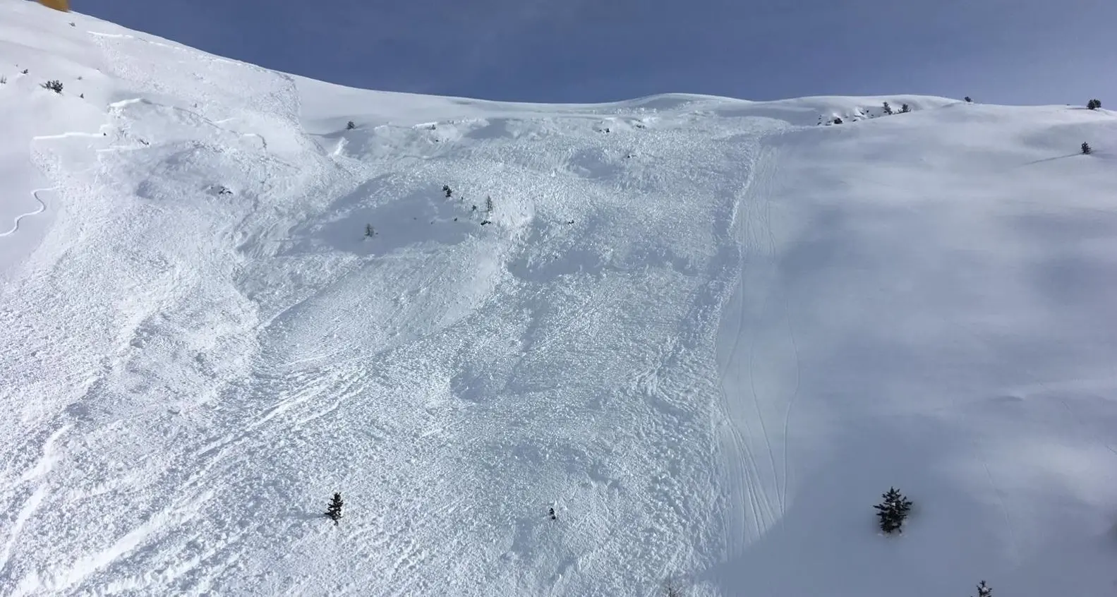 Valanga sul monte Agnello, si temeva per uno scialpinista coinvolto, ma era al sicuro più a valle