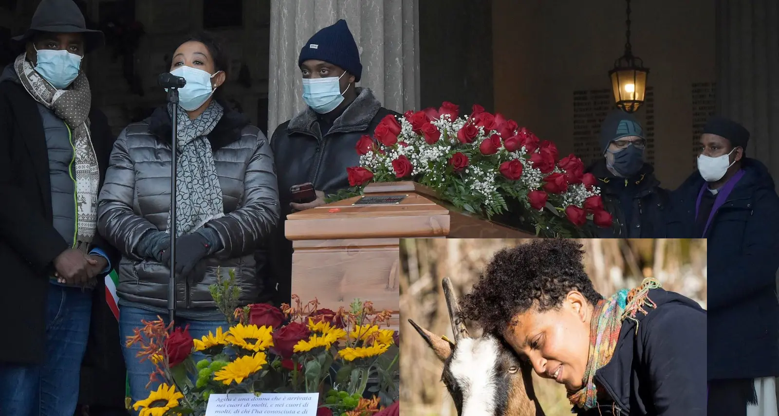In cimitero a Trento l'ultimo abbraccio ad Agitu Prosegue la raccolta fondi per attività in memoria della fondatrice di \"Capra felice\", uccisa a Frassilongo