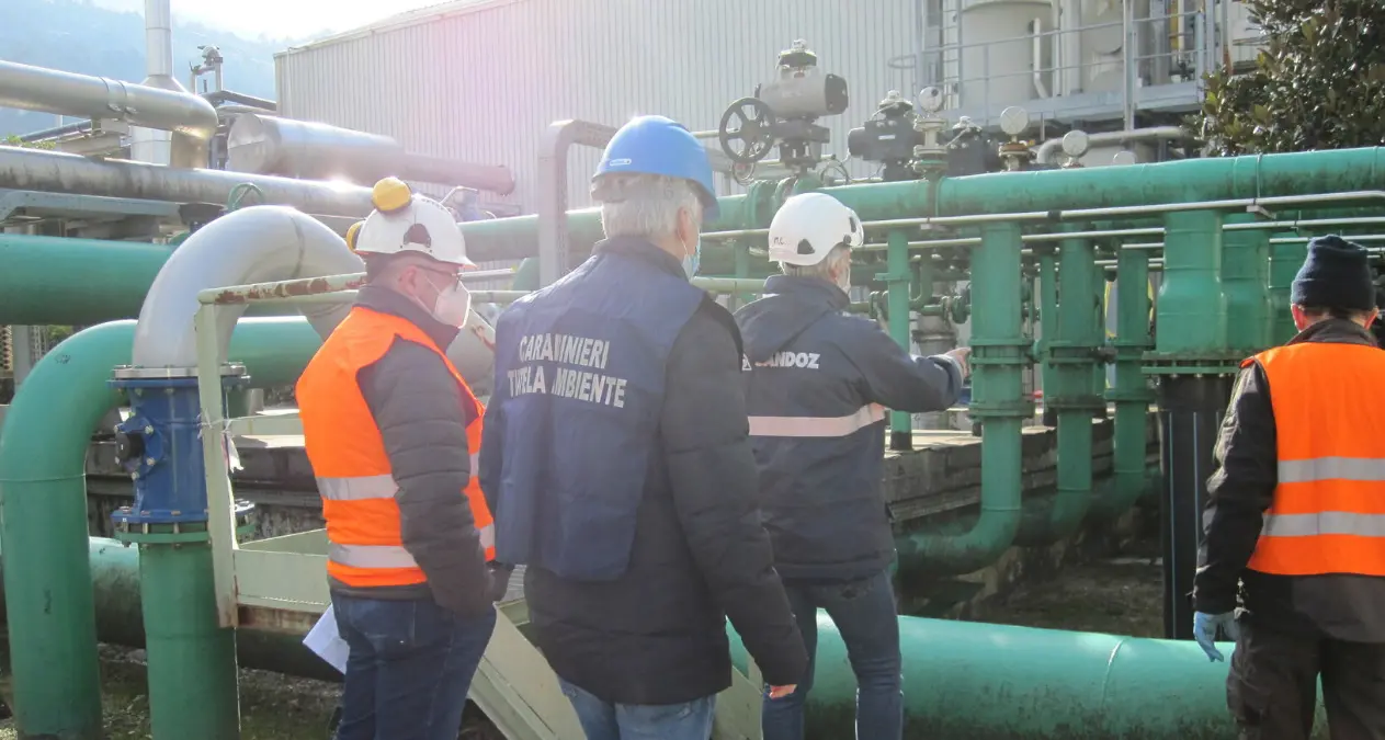 Inquinamento del rio Coste e dell'Adige: i carabinieri sequestrano i pozzi della Suanfarma di Rovereto