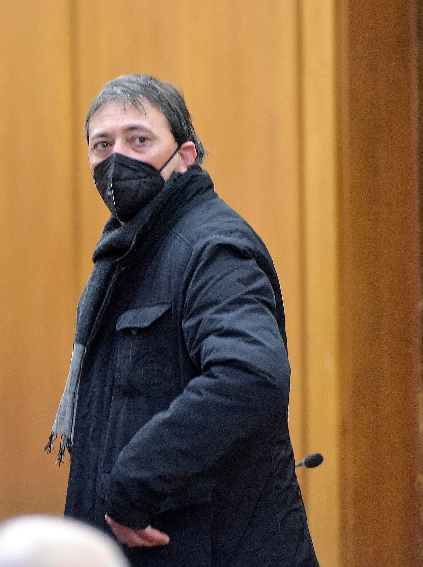 TRIBUNALE PRIMA UDIENZA PROCESSO OMICIDIO PERRARO / in foto l'imputato MARCO MANFRINI FOTO DI ALESSIO COSER
