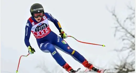 Sofia Goggia bis in discesa La trentina Laura Pirovano a Crans Montana è quarta