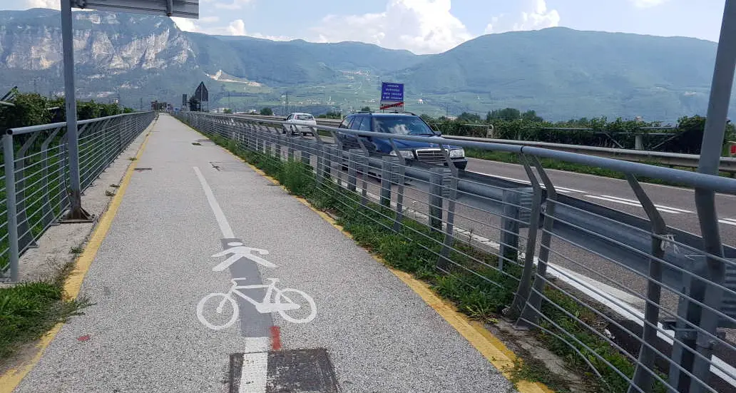 In estate sarà pronta la nuova ciclabile fra Mezzolombardo e Mezzocorona
