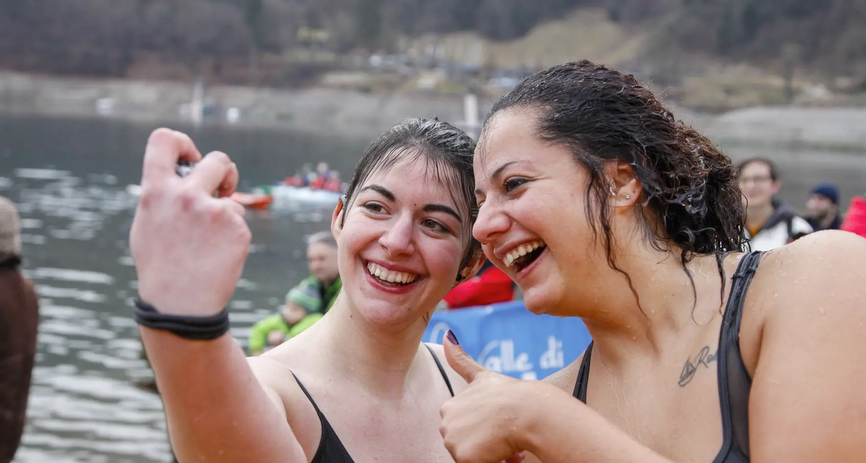 Ledro: niente \"tuffo della merla\" nel lago, il Covid spegne la tradizione