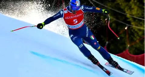 Garmisch, domani la discesa. Paris terzo nella prova, Innerhofer quarto