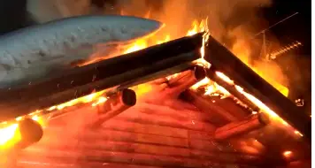 Alpe di Lusia, devastante incendio allo chalet Luxury Wellness