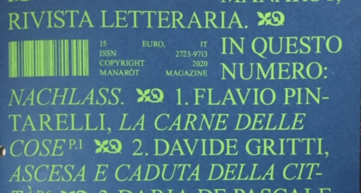 Si chiama \"Manaròt\" la nuova rivista di scrittura giovane ed atesina. Sette racconti inediti e una grafica da urlo