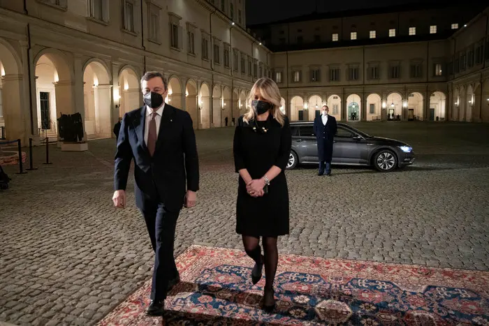 Il Presidente del Consiglio incaricato, Prof Mario Draghi arriva al Quirinale (foto di Francesco Ammendola - Ufficio per la Stampa e la Comunicazione della Presidenza della Repubblica)