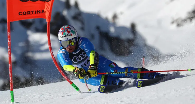 Mondiali, il trentino De Aliprandini secondo in gigante dopo la prima manche