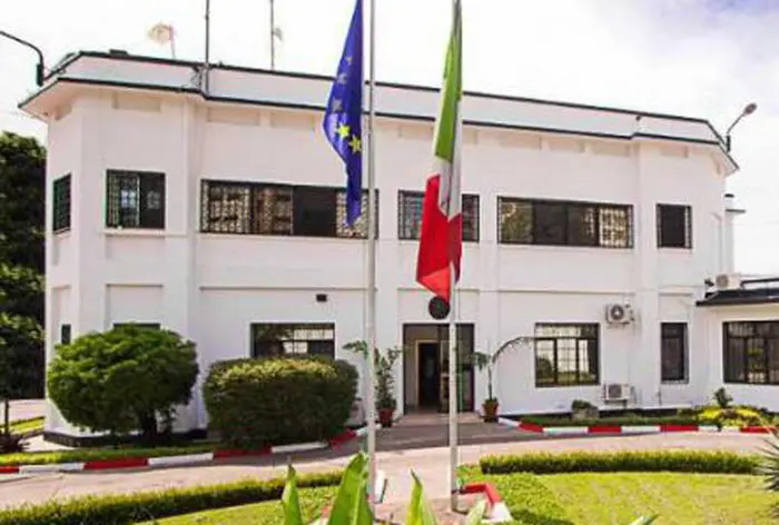 L'ambasciata di Italia in Congo in una foto tratta dal web. ANSA/telefonoambasciata EDITORIAL USE ONLY NO SALES