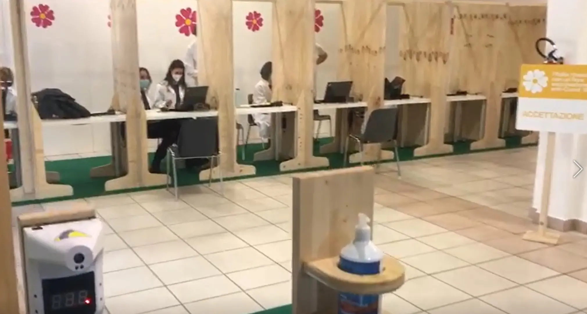Il centro operativo per i vaccini a Trento Fiere ha iniziato oggi la sua attività