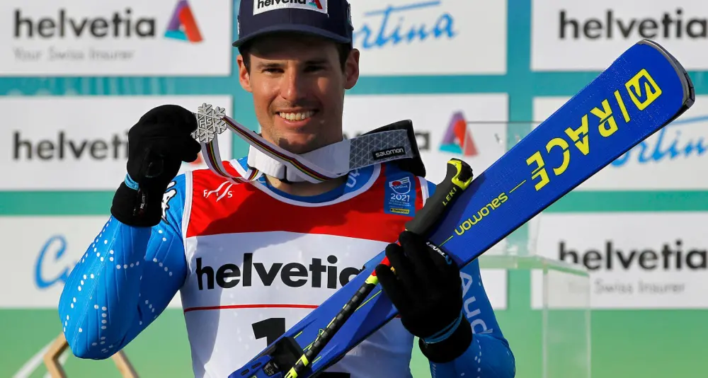 La gioia di De Aliprandini per l'argento mondiale: \"Da piccolo guardavo Alberto Tomba, è lui che mi ha ispirato\"