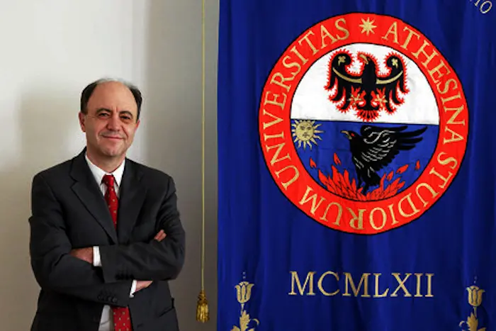 Giovedì 18 febbraio 2021, ore 15.00 - Rettorato, Sala Stucchi. UNIVERSITÀ DI TRENTO, I CANDIDATI RETTORE INCONTRANO I MEDIA. Flavio Deflorian e Massimiliano Sala in dialogo via Zoom con le redazioni giornalistiche. Nella foto Flavio Deflorian