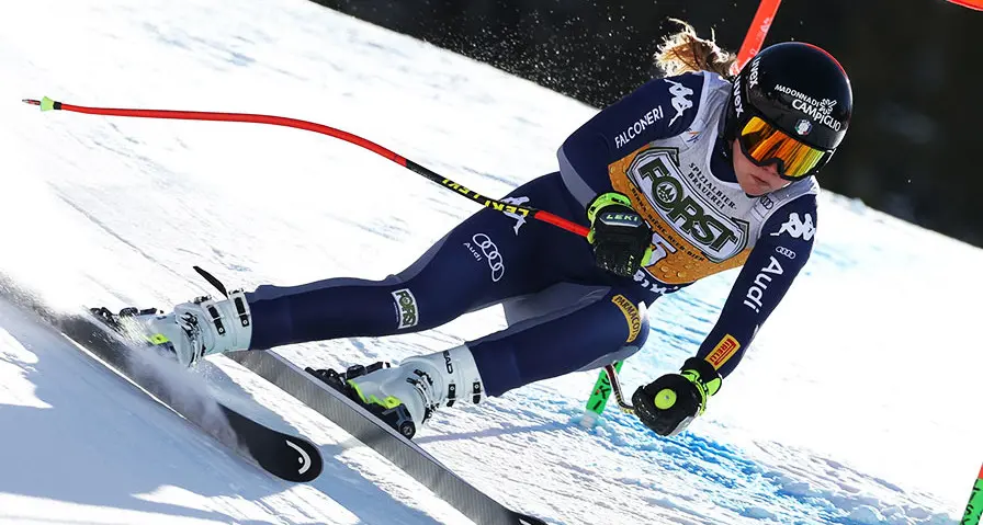 San Pellegrino, Laura Pirovano sfiora il podio in discesa: è quinta, vince Gut. Troppi errori per De Aliprandini: 18° nel gigante di Bansko