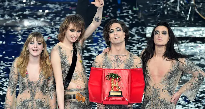 Festival di Sanremo, vince il rock dei Maneskin