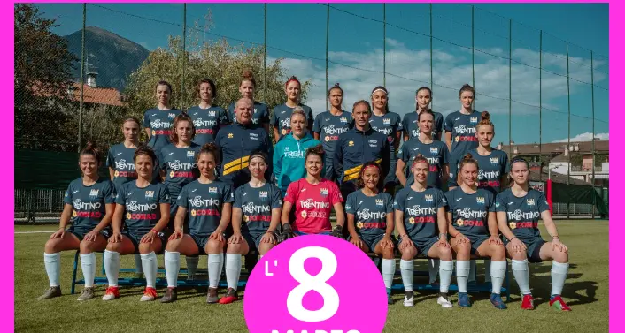 Un calcio alla disparità: le ragazze del Calcio Trento e un #8marzo di impegno e sport
