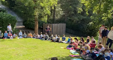 Lezioni all'aperto, ecco l'aula didattica al parco di Gocciadoro