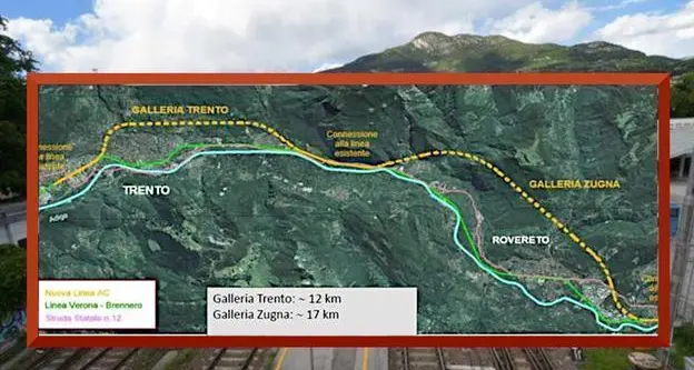 Bypass ferroviario, la Rete dei cittadini: «Il tunnel verso Salorno non salverà San Martino. Ripensiamo all'ipotesi Destra Adige»