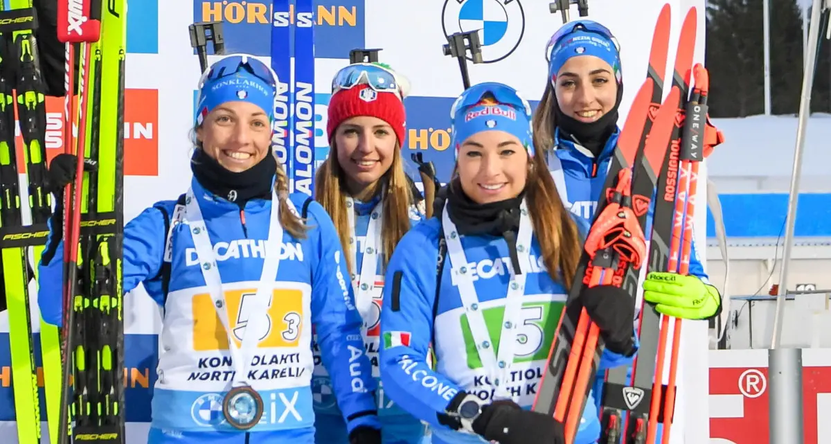 Le azzurre tornano sul podio trascinate da Doro Wierer
