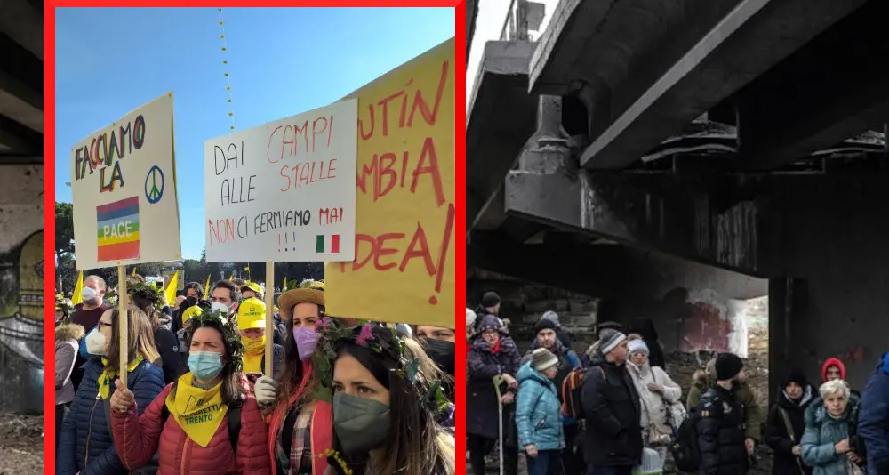Coldiretti in piazza a Trento per dire no alla guerra: \"Svuotiamo gli arsenali, si colmino i granai\"