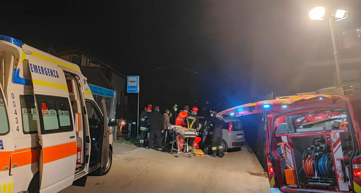Civezzano, auto si schianta sul guard-rail: ferito un uomo di 65 anni