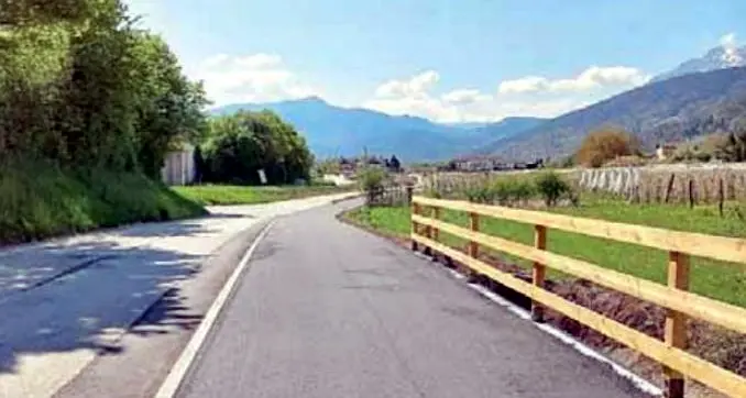 Ciclabile Pergine-Trento, già pronti alcuni tratti nuovi fra San Cristoforo e Fornaci