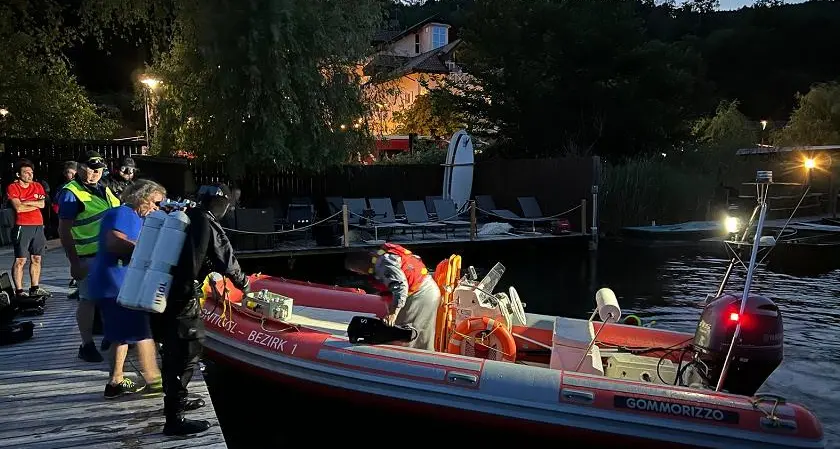 Sono riprese questa mattina le ricerche del ragazzo scomparso al lago di Monticolo
