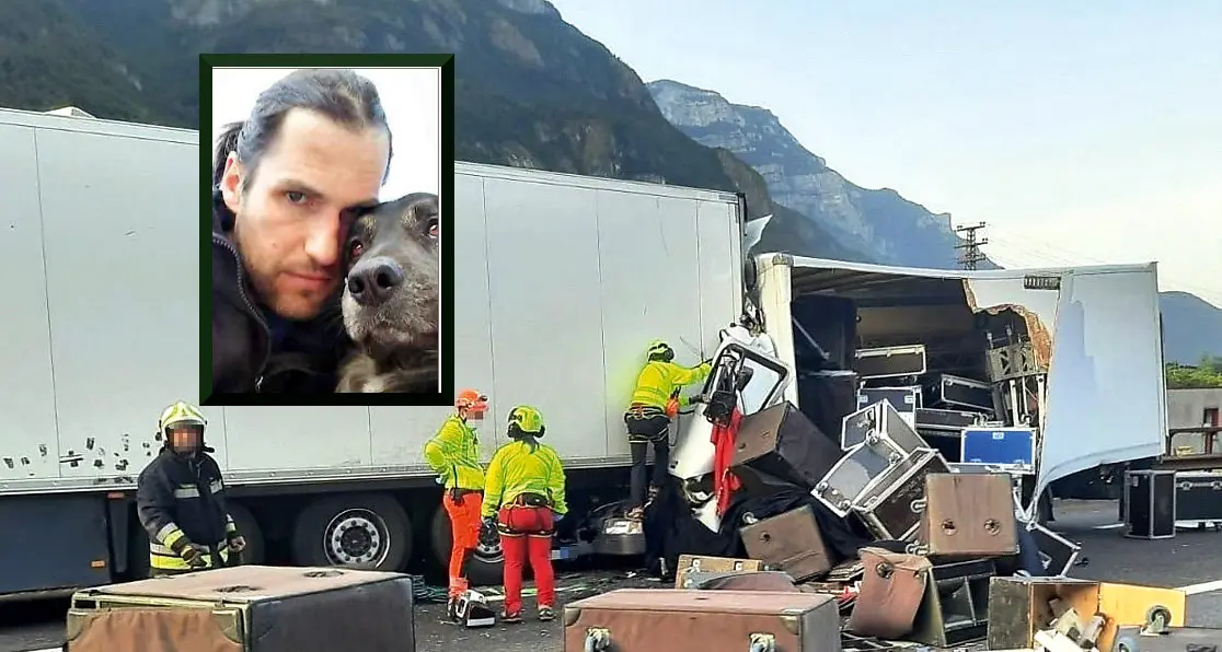 È Ivan Baldessarelli di Villa Lagarina la vittima dello schianto in A22, aveva solo 41 anni