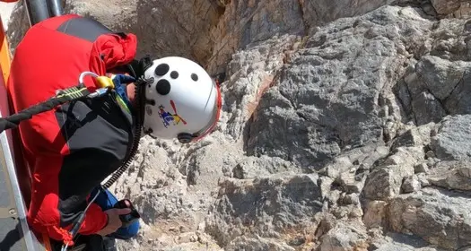 Tre Cime, recuperato alpinista che era rimasto sospeso sulla corda a quota 2.700
