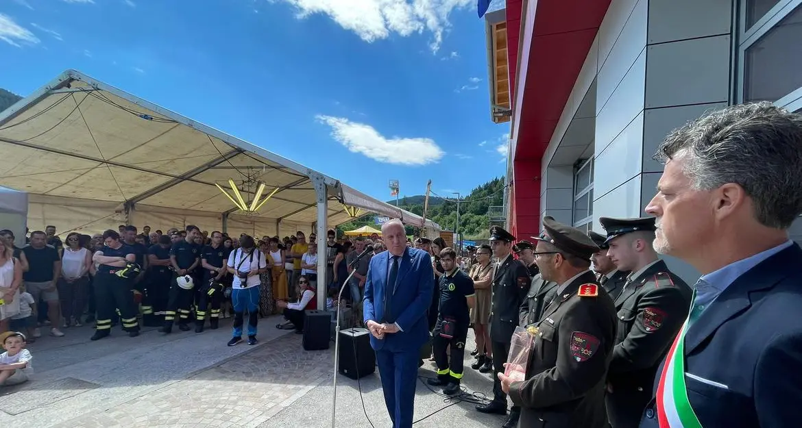 Albiano, ampliata la caserma dei vigili del fuoco volontari