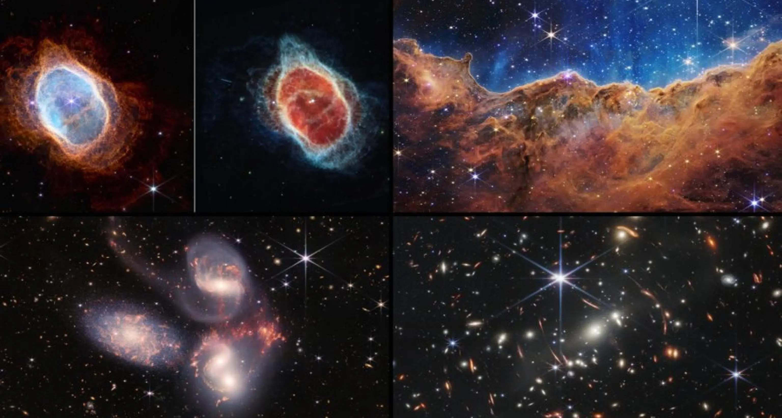 L'alba dell'universo nello sguardo del super telescopio Webb: immagini fra stelle, nebulose e galassie