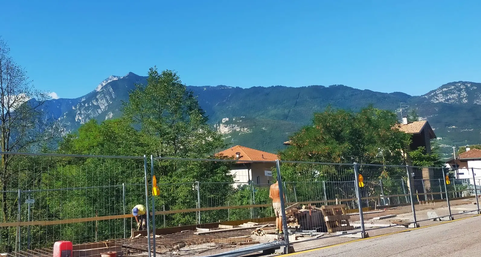 Procede il cantiere della ciclabile Trento-Pergine, per l'apertura completa ci vorrà un anno e mezzo
