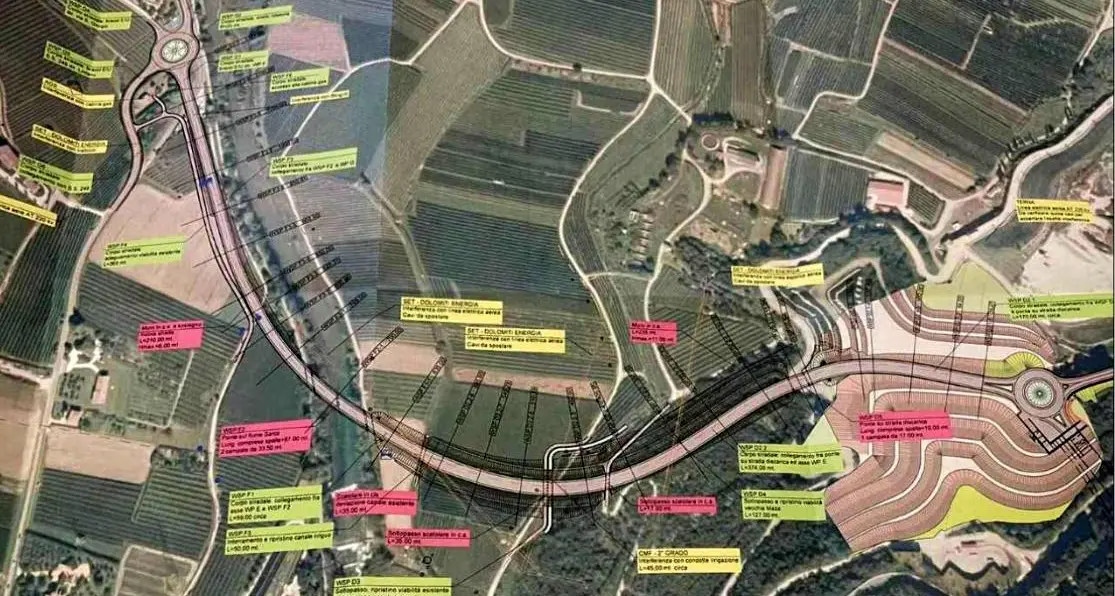 Dalla Maza al Cretaccio, ecco il progetto: sul Sarca un nuovo ponte lungo 87 metri