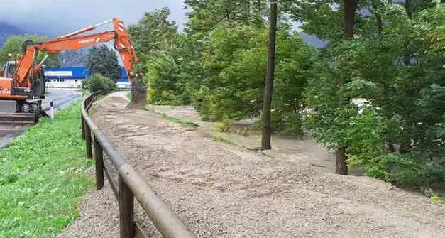 Maltempo e inondazioni dell'autunno 2020, ok da Roma a oltre nove milioni per i ripristini in Trentino