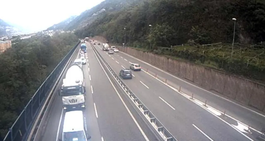 Galleria di Martignano chiusa in direzione Pergine, deviazione su via Bassano e traffico rallentato