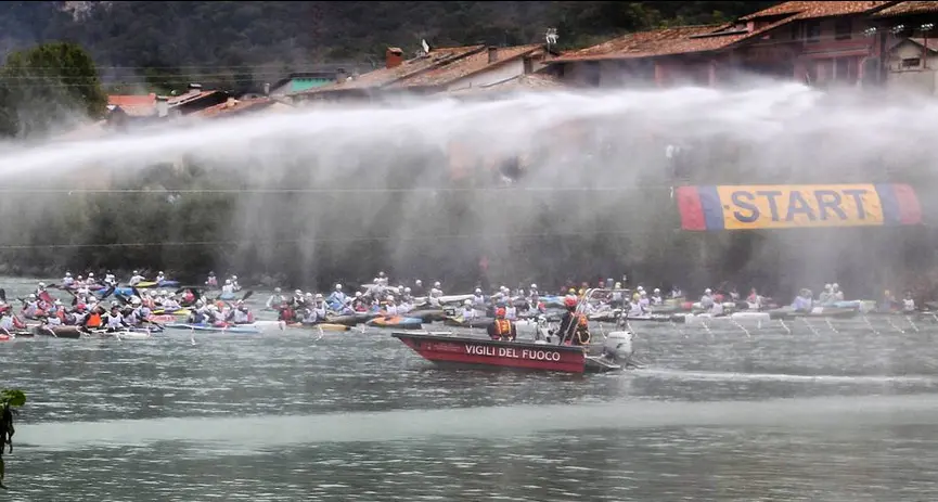 Annullata l'Adigemarathon di canoa: colpa della siccità