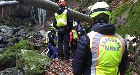 Trambileno, ritrovato senza vita in un dirupo l'uomo scomparso ieri durante una passeggiata nei boschi