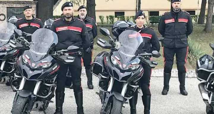 Controlli stradali sui passi dolomitici: ecco la task force motociclistica dei carabinieri