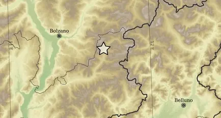 Scossa di terremoto con epicentro a Pozza di Fassa, non si segnalano danni