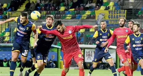 Trento alla deriva, con l'Albinoleffe sesta sconfitta consecutiva