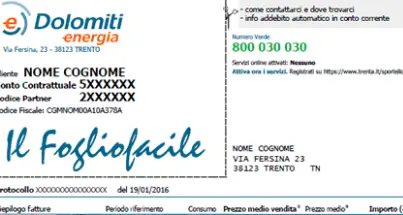 Energia, bollette a rate per le imprese: accordo fra Dolomiti Energia e Sace