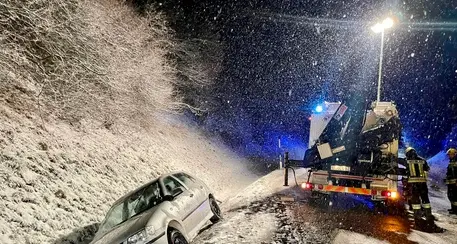 Anche sulle strade bolzanine numerosi incidenti durante la nevicata