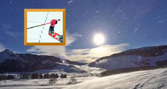 Cade in pista alle Viote, dà la colpa a un altro fondista e lo colpisce con il bastoncino