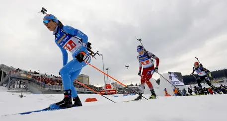 Mondiali di biathlon, bronzo azzurro nella staffetta mista con il trentino Tommaso Giacomel e Lisa Vittozzi
