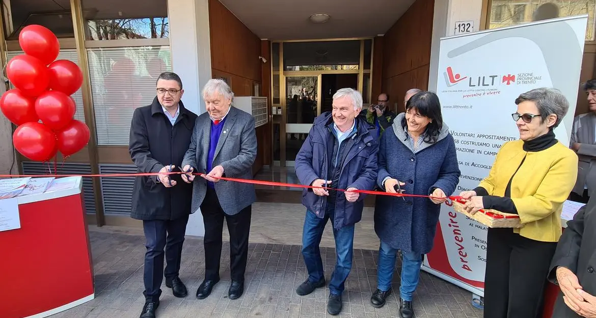 A Trento aperto un nuovo Spazio Lilt per la lotta ai tumori