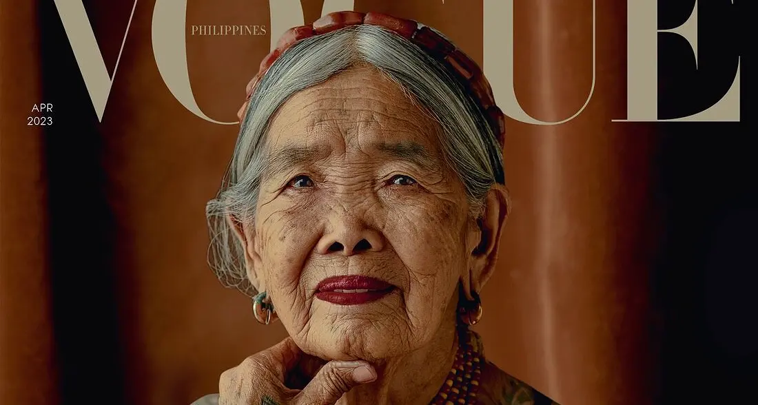 A 106 anni sulla copertina di Vogue: è Apo, la celebre tatuatrice dell'arte batok