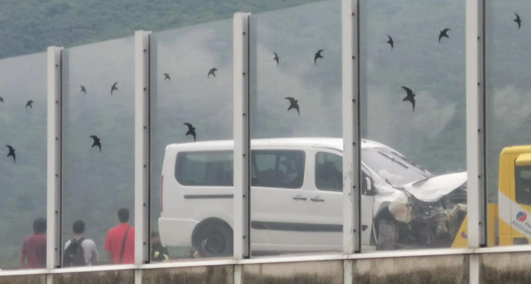 Scontro sull'Autobrennero all'altezza di Nomi: quattro feriti