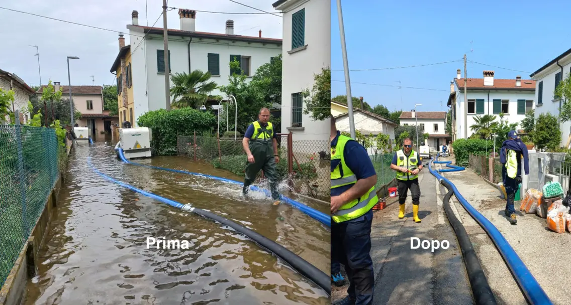 Alluvione, prosegue l'intervento della Protezione civile trentina: a Lugo la situazione migliora