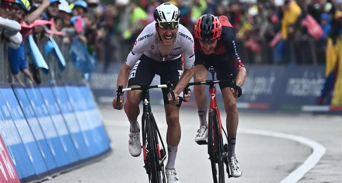 Almeida sul Bondone: \"La prima vittoria al Giro d'Italia è un sogno che diventa realtà\"