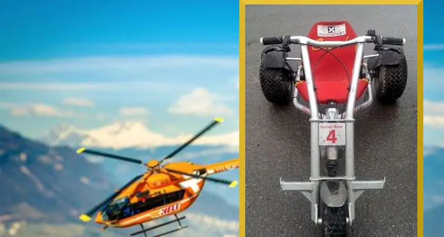 Mountaincart si ribalta in discesa: una persona ferita gravemente